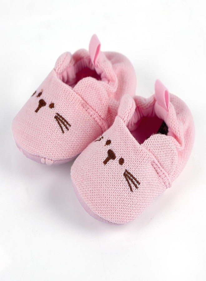 BABESIDE Baby Doll Shoes for 20-26 Inch Dolls, Reborn Baby Doll Shoes with Cute Paw Patterns fit Realistic Baby Doll Girls, Only Pink Reborn Dolls Shoes - Image 4